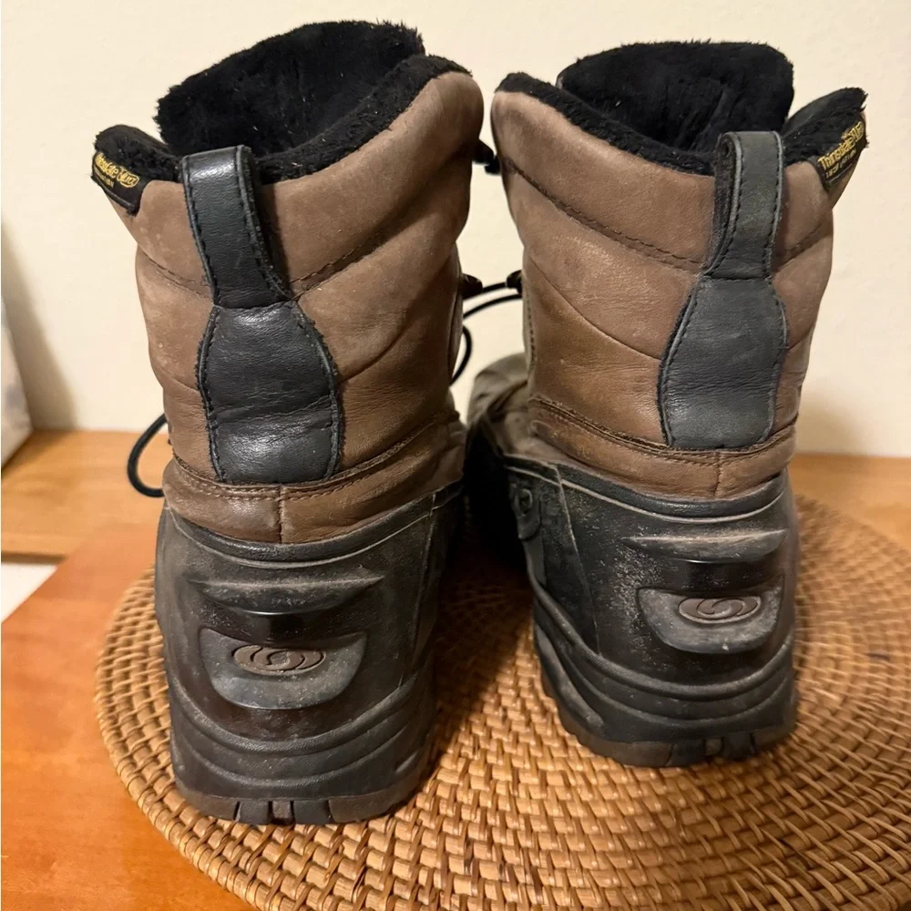 Salomon Brown and Black Winter Hiking Boots‎ Waterproof